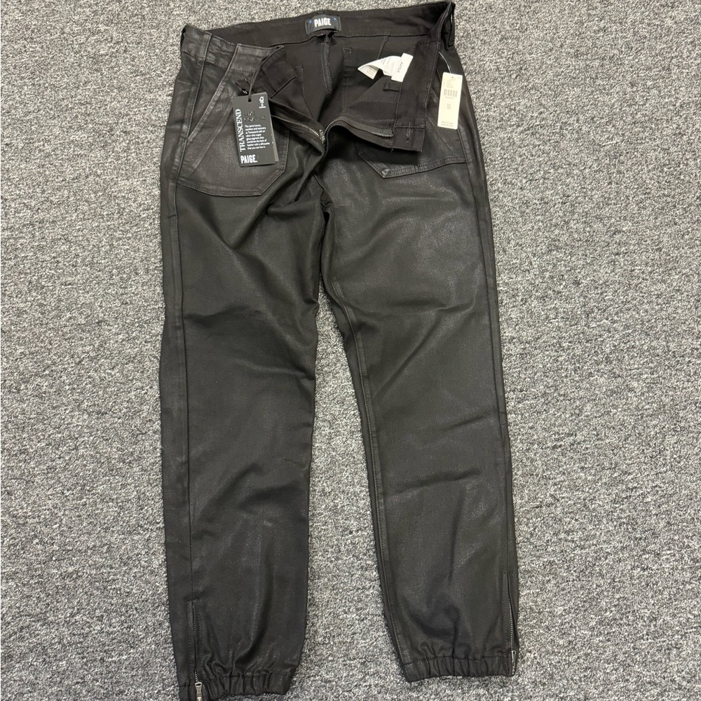 Mayslie Jogger - Black Fog Luxe Coating